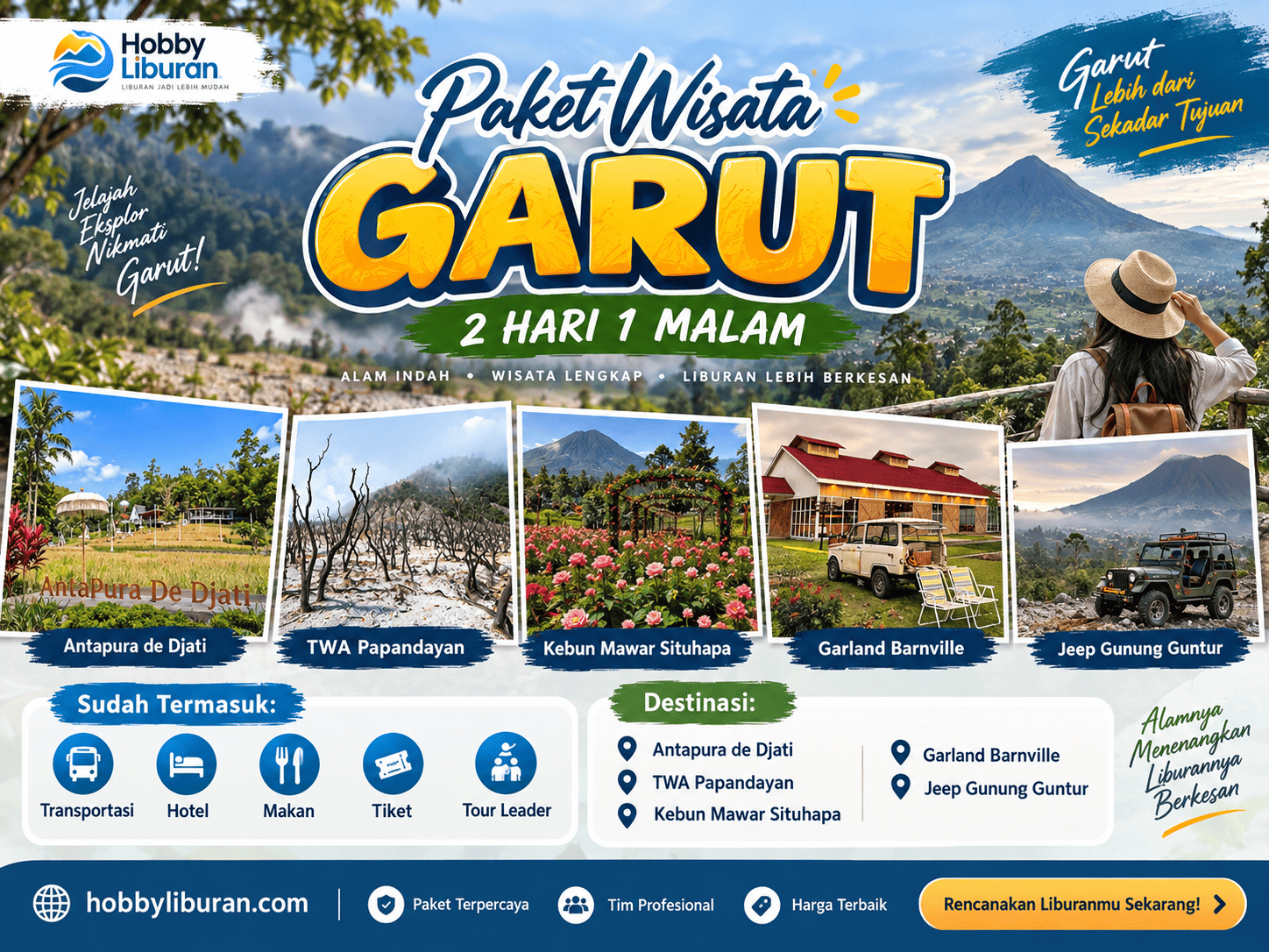 Paket Wisata Garut 2 Hari 1 Malam