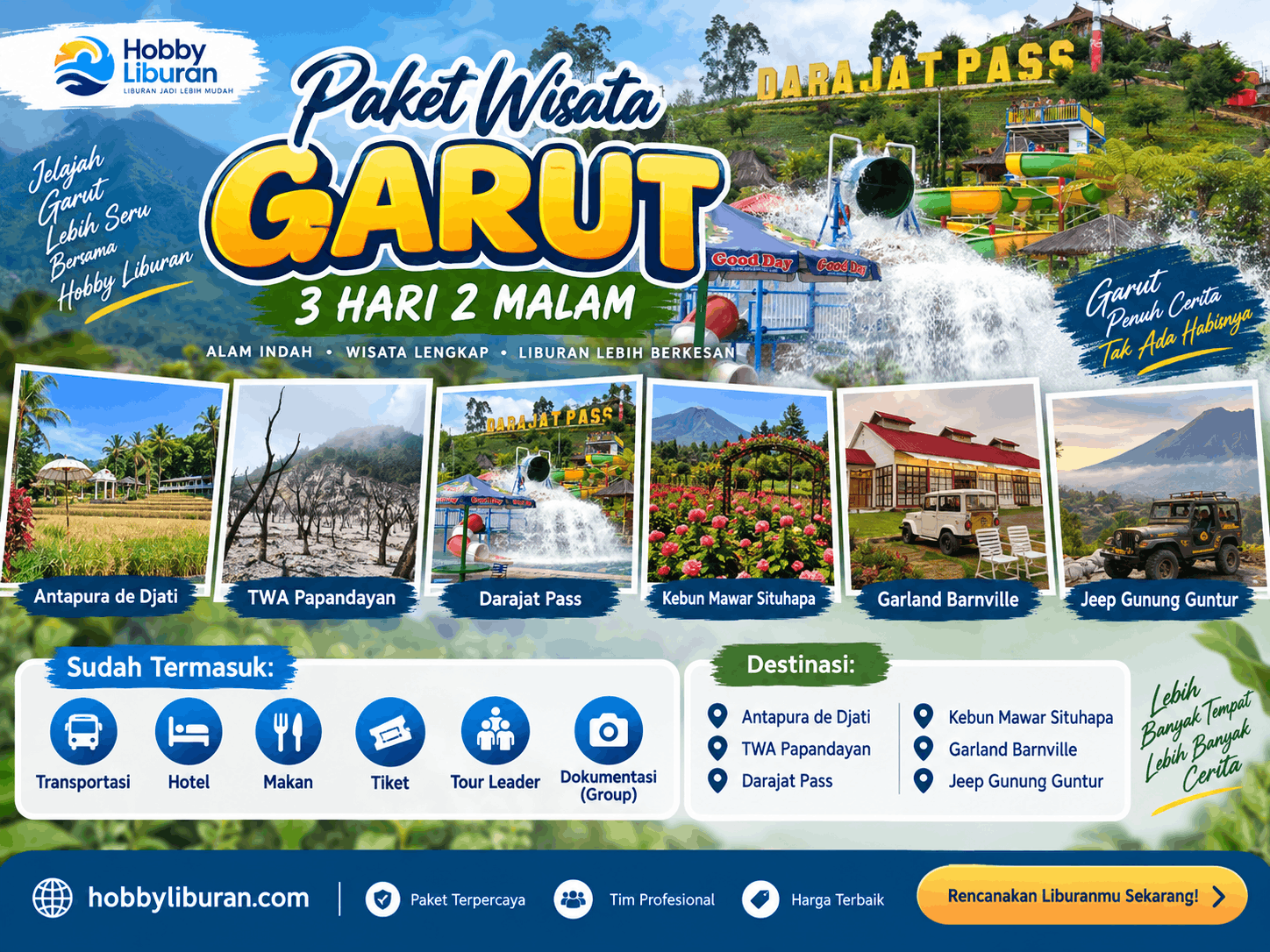 Paket Wisata Garut 3 Hari 2 Malam